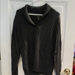 Eddie Bauer Charcoal Knit Sweater